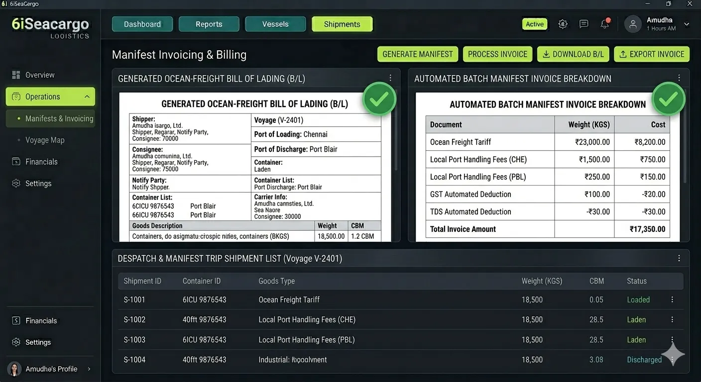 Maritime Logistics ERP
