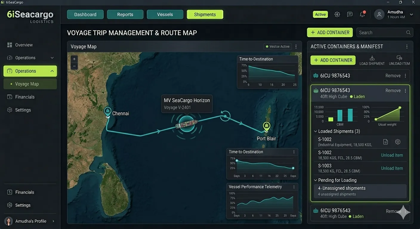 Maritime Logistics ERP